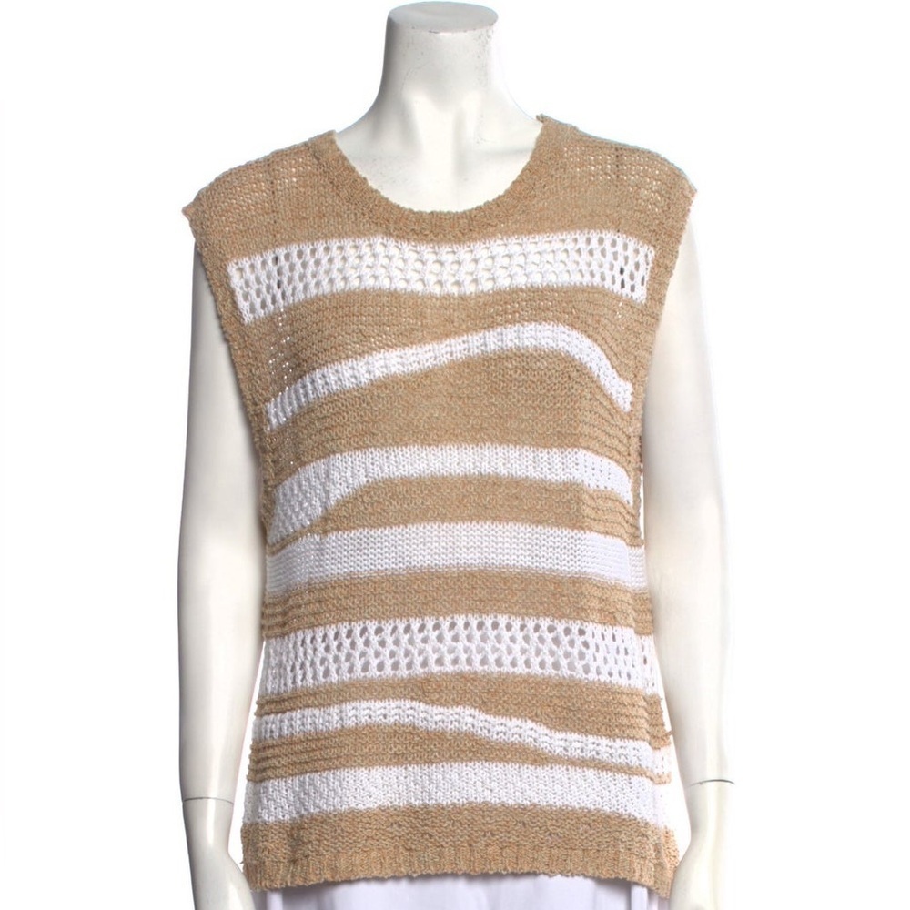 Beatrice .B Women’s Sleeveless Knitted Sweater, Made in Italy